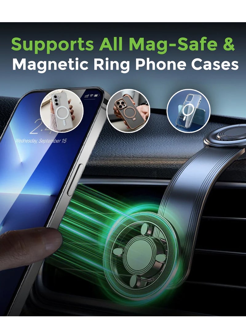 Chappeline ST7 Magsafe Dashboard Magnetic Bracket Holder 360 Degree Rotation - Black - Image 4